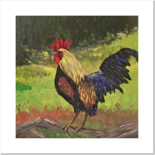 Proud Rooster Posters and Art